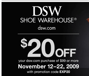 DSW Coupons: Save 16 w 2015 Coupon Codes  Promo Codes