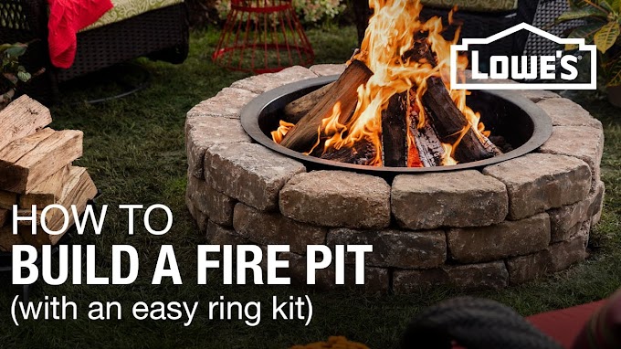 Fire Pit Drainage : How To Build a Fire Pit (w/a Ring Kit) - YouTube / Create a fire pit where flames seem to burst from the earth.