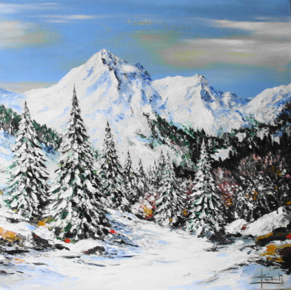neige « Christian Guinet peintre de la couleur