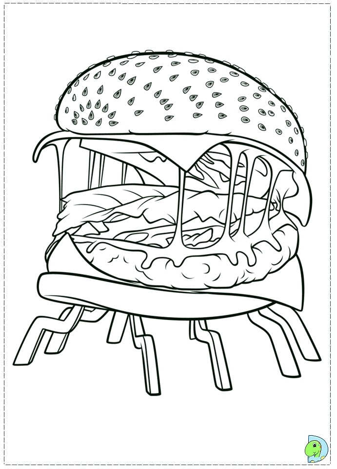 Cloudy with a chance of meatballs 2 coloring page ...