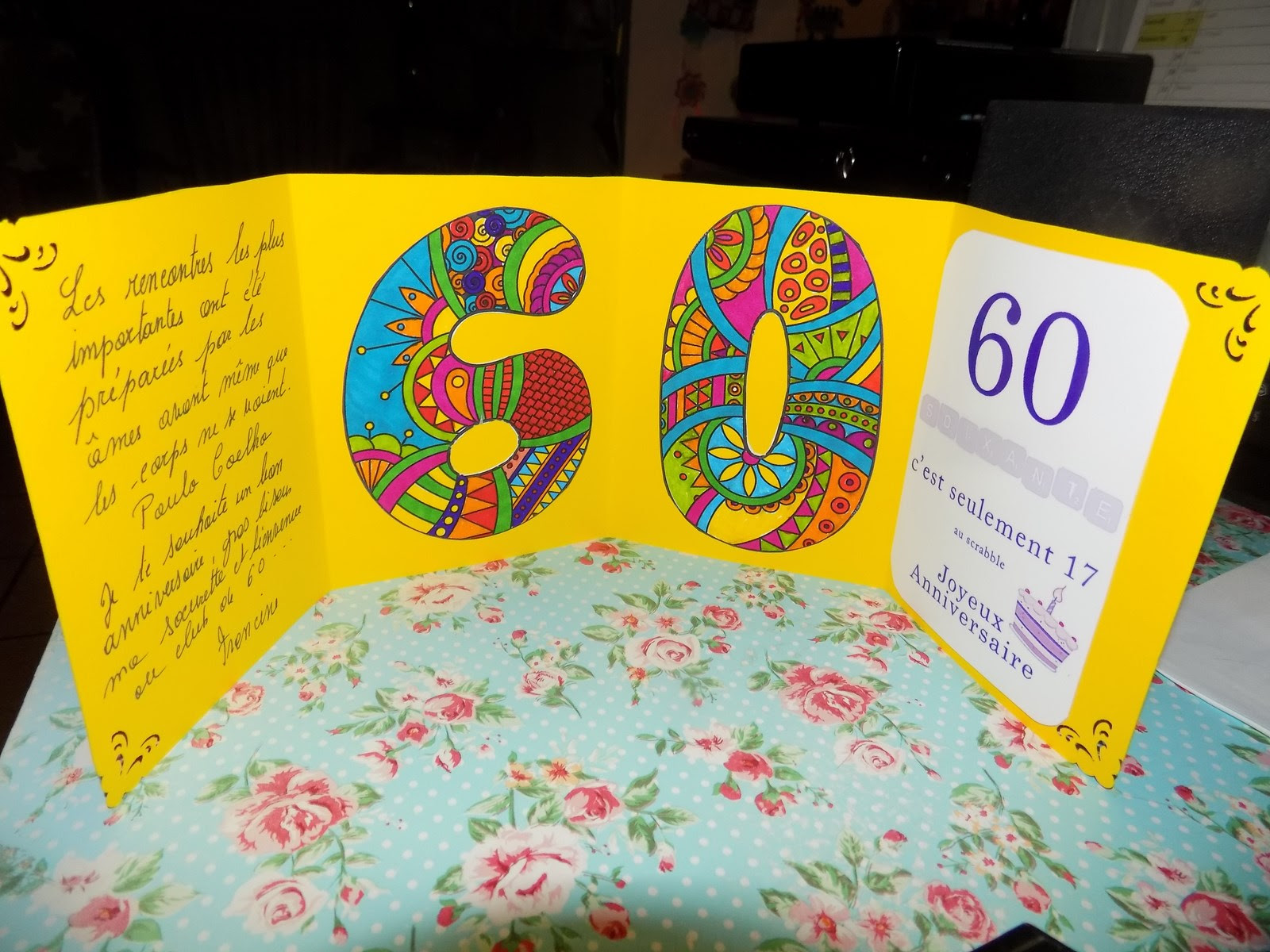 Une Carte Pour L Anniversaire De Ma Soeur Pre Des Sources