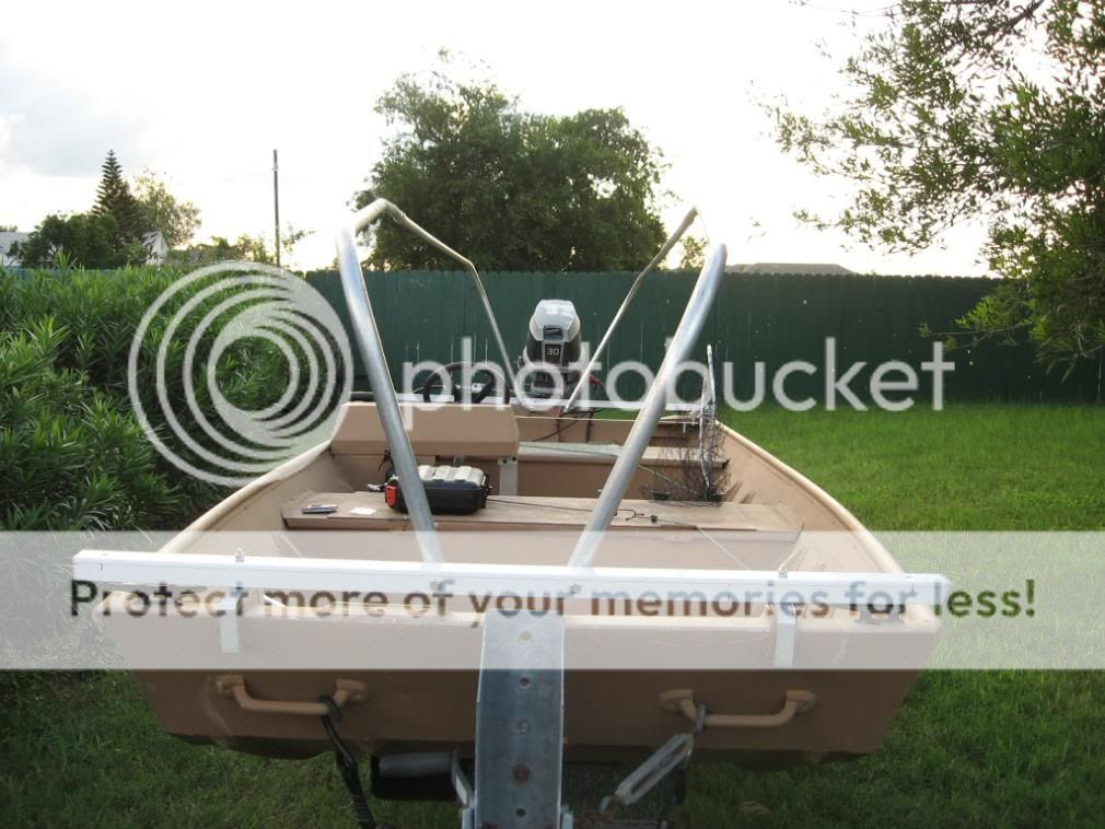 Finished my boat blind frame : Waterfowl Boats, Motors 