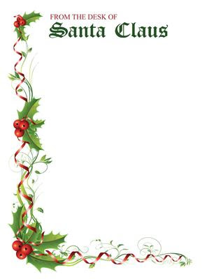 Facciamo festa insieme: Lettere di Babbo Natale da stampare