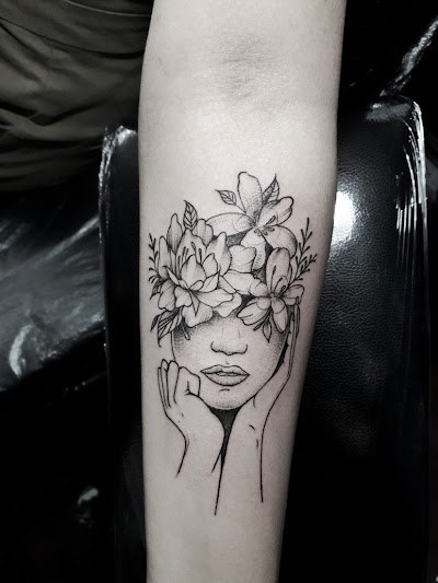 Line Art Tattoos Forearm