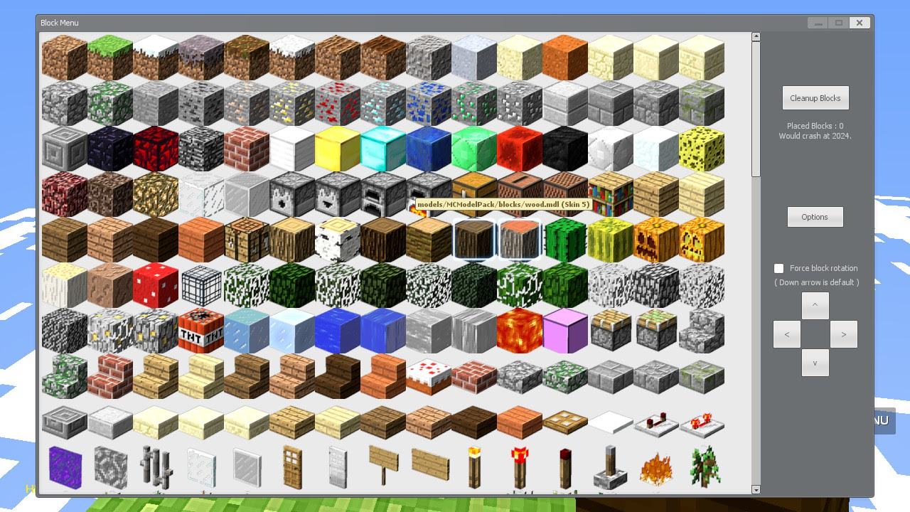 覚書 Garry S Mod Minecraftで物理エンジンを利用したマイクラっぽい映像を撮る みどりのびおとーぷ