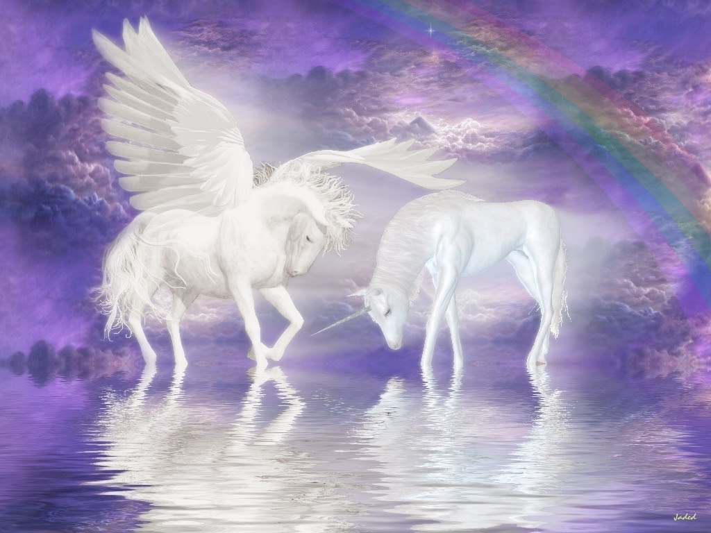 Unicorn And Pegasus 壁紙 ユニコーン 壁紙 ファンポップ