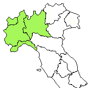 Cartina Italia Ovest