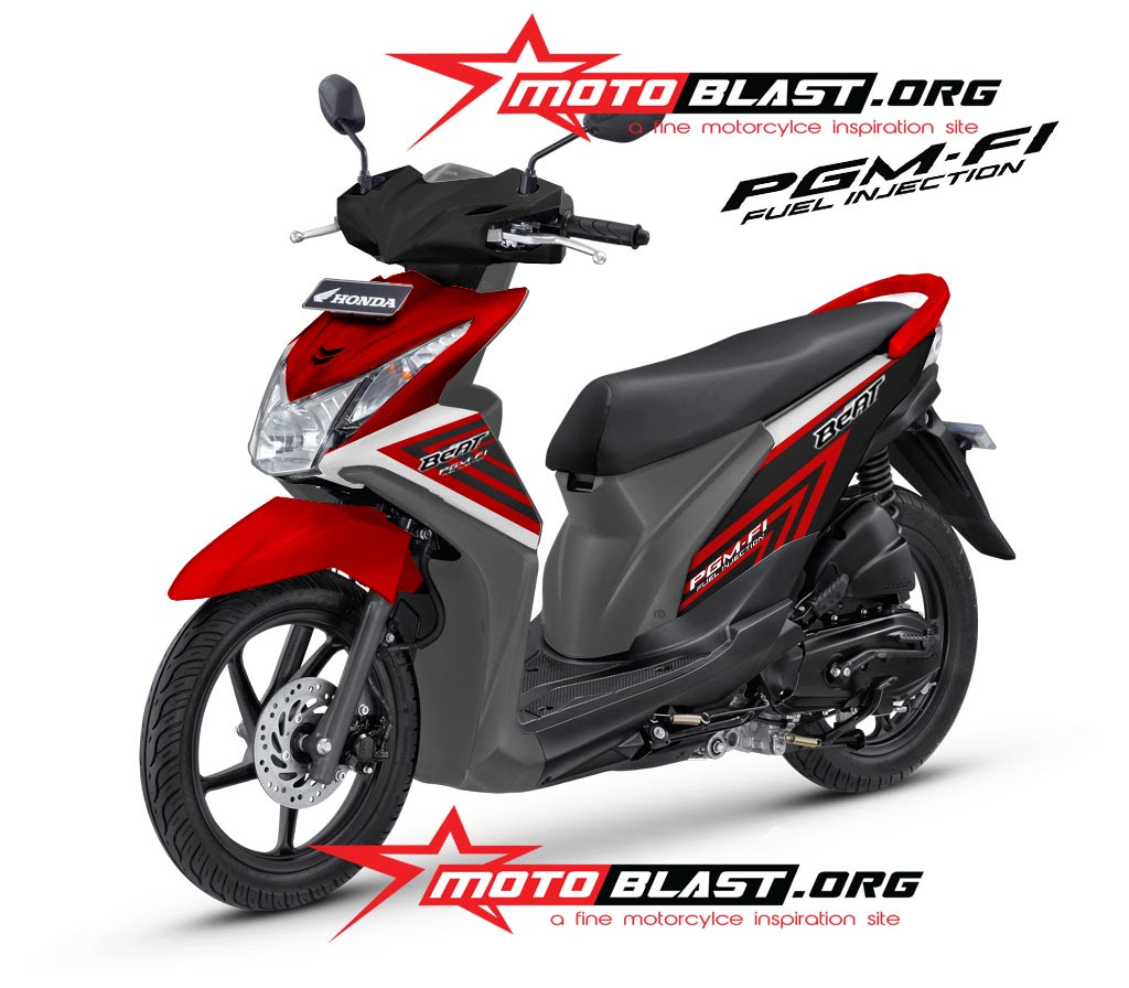 Modif Striping Honda Beat 2013 Black MOTOBLAST Modif Striping Honda Beat 2013 Black MOTOBLAST