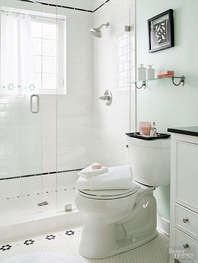 Vintage Bathrooms (My Mint & Pink Bathroom) - The Inspired ...