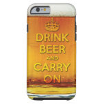 Funny drink beer and carry on iPhone 6 case