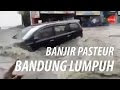 Video Banjir Bandung dan Kronologi Terseretnya Mobil Livina