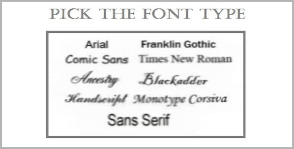 Font for writing the perfect blog post