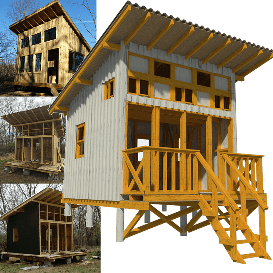 Elevated Cabin Plans Elevated Cabin Plans