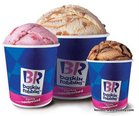 Aiskrim Baskin Robbins Percuma