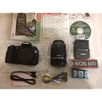 Canon EOS 60D Digital SLR Camera Body with EF-S 18-135mm IS Lens & 75-300mm III Lens + 16GB Card + Battery + Case + Tripod + Accessory Kit