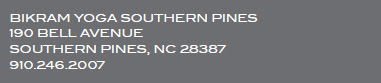 Bikram Hot Yoga Studio Of Southern Pines And Pinehurst Nc