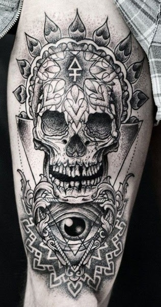 Skull Tattoos Designs for Men - Meanings and Ideas for Guys