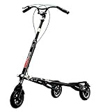 Trikke Tech T8 Series 3-Wheeled Carving Scooter (Black)