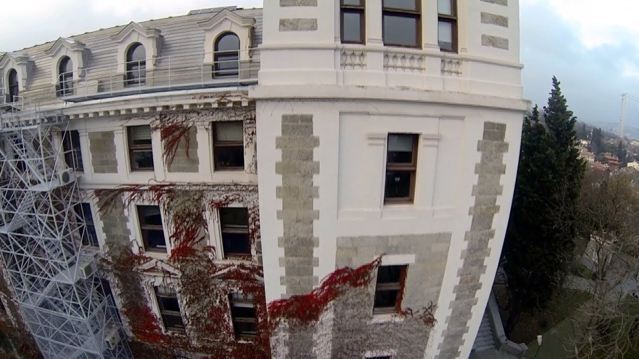 Aerial Footage - Boğaziçi University & Rumeli Hisarı - YouTube