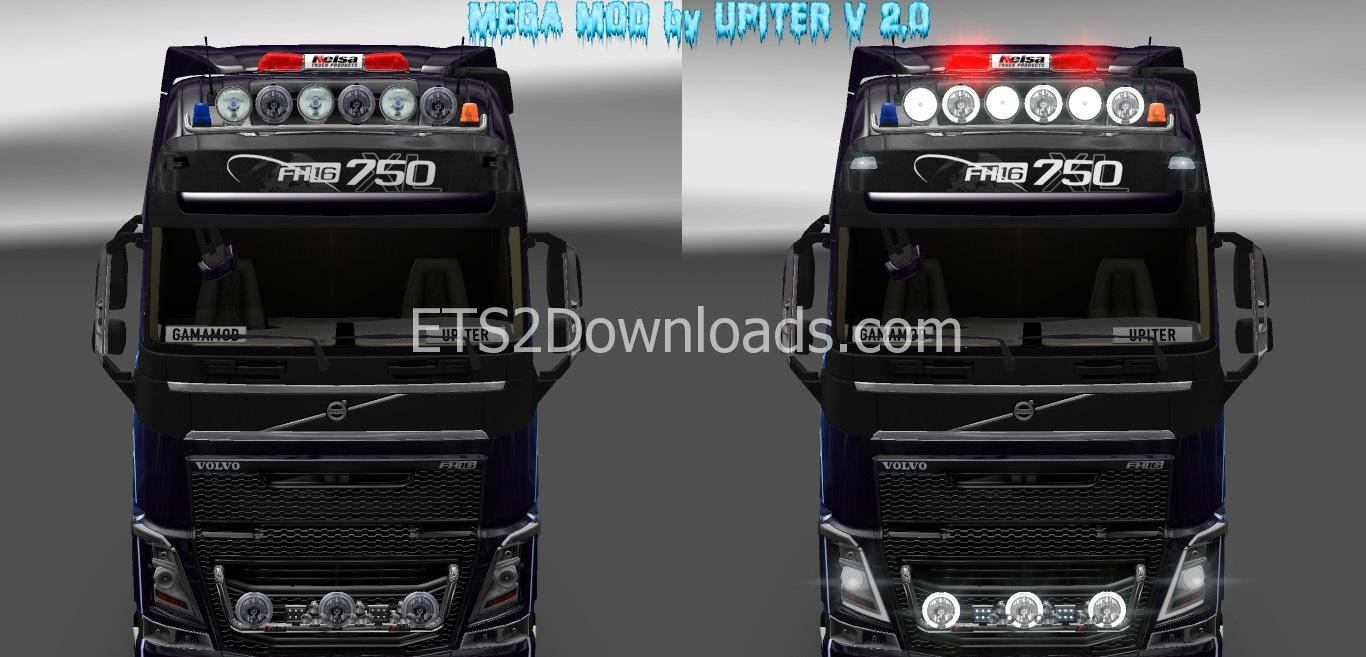 Mega Mod v2.0 - ETS 2 Mods ETS2Downloads