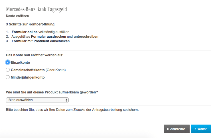 Mercedes Bank Tagesgeldkonto im Test: Erfahrungen ...