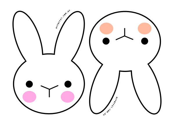 Easter Bunny Template Printable Clipart Best