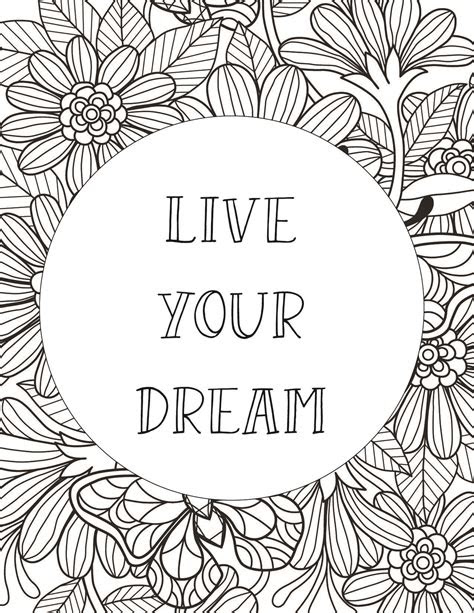 Just click on the different categories below for some free, printable coloring pages. 50 best printable inspirational quote coloring pages world of printables