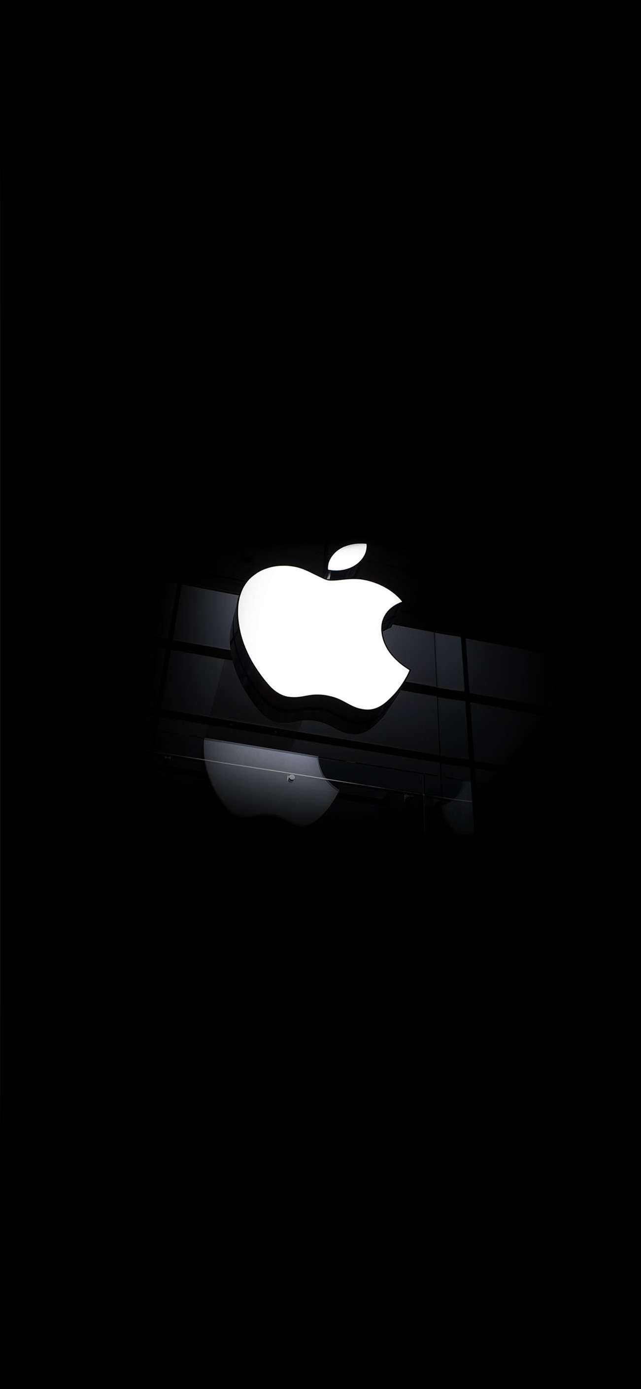 Iphone ノッチが目立たない壁紙 Apple ロゴ Free Apple Papers