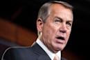 Speaker of the House John Boehner (R-OH) arrives to speak at a news conference