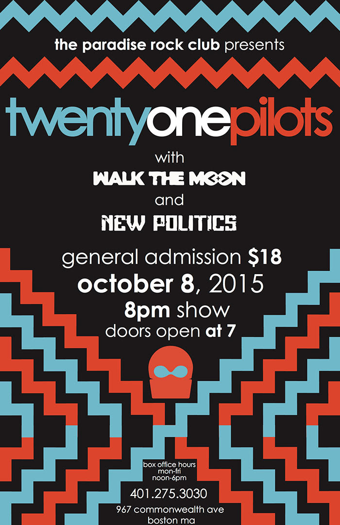 Twenty-One-Pilots-Poster Concert posters: Design, Ideas, and Inspiration