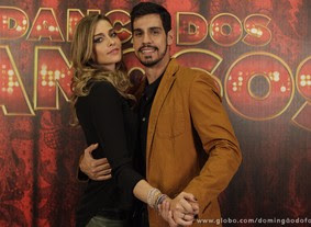 Ana Beatriz Barros e Rodrigo Ramalho (Foto: Domingão do Faustão / TV Globo)