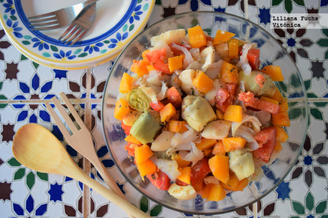 Ensalada de Calabaza y Tomate