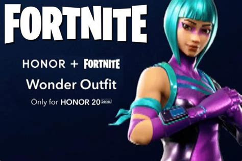 fortnite  nouveau skin en partenariat avec honor