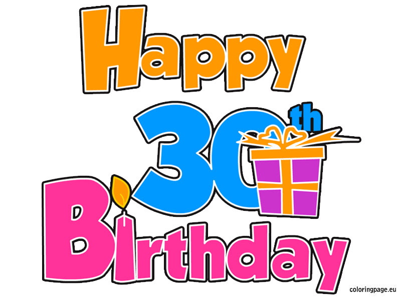 Free 30 Birthday  Cliparts Download Free Clip  Art  Free 