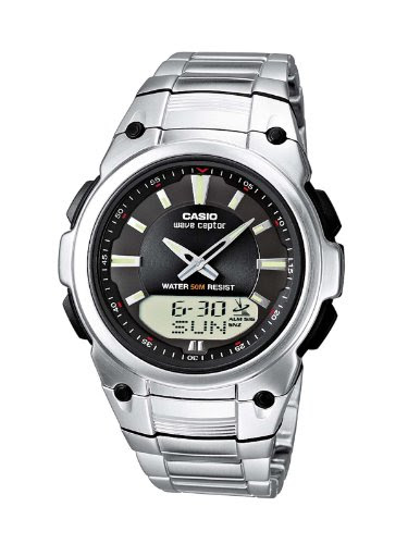 Best Review Casio Watch WVA-109HDU-1AVER Radio Controlled with Combi Bracelet