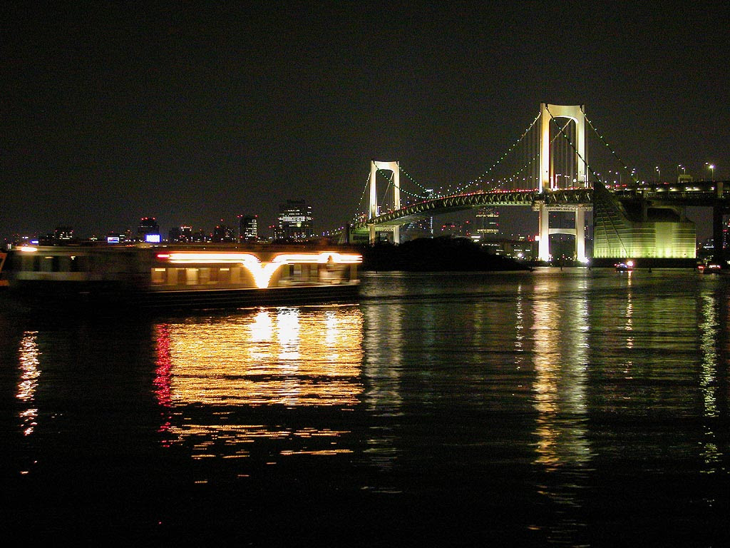 壁紙 レインボーブリッジ夜景