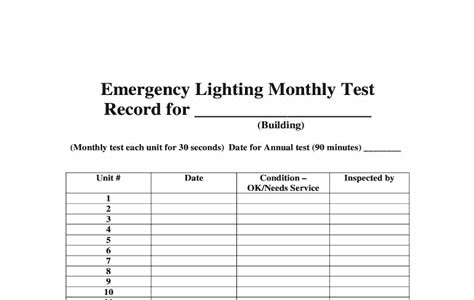 Download emergency light test log iPad Air PDF