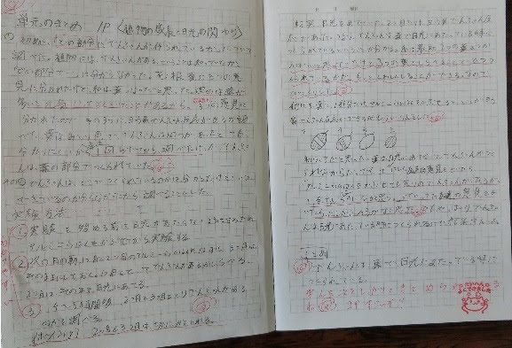 6年 自主学習ノート 島田第三小学校
