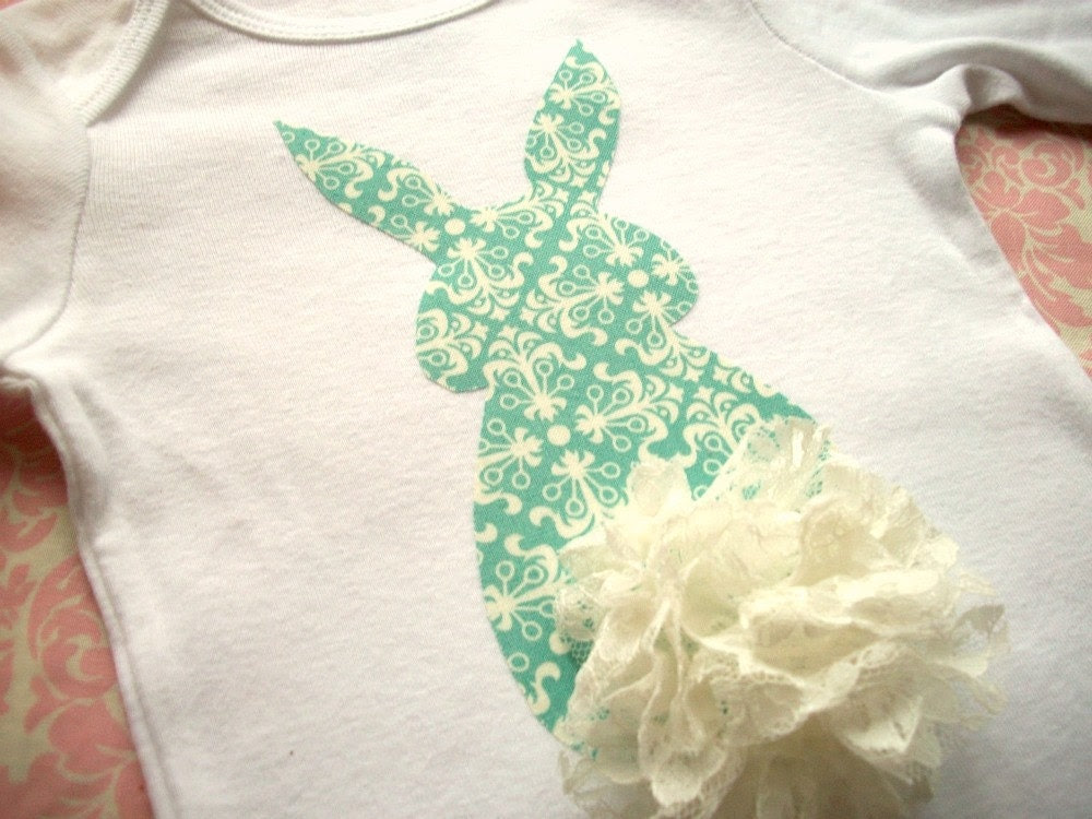Size 18 month T-Shirt- Long Sleeves Only- Ready To Ship-Easter Shirt - Spring and Easter