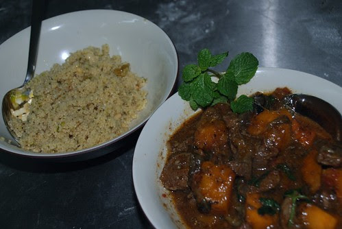 Cous Cous and cinnamon braised lamb
