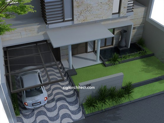 Desain Fasad Rumah Tropis Minimalis