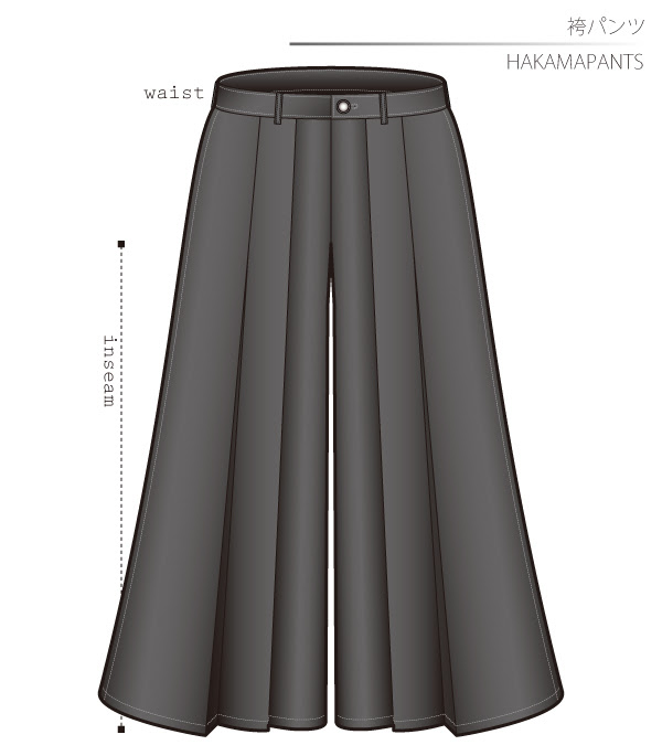 袴パンツ 型紙 作り方 コスプレ衣装 無料型紙 でぃあこす