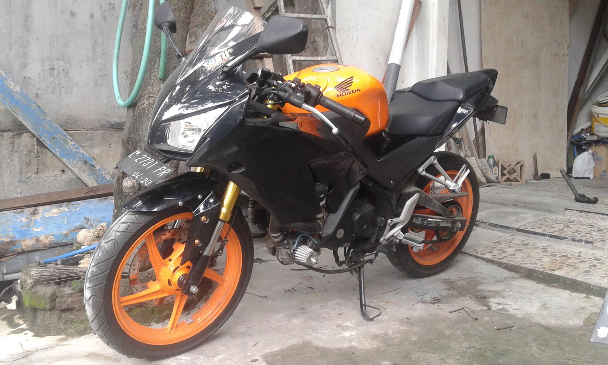 DIY Modifikasi Honda CBR150R K45 Pakai Suspensi USD Xabre