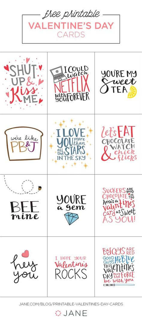  free printable valentines day cards and gift tags landeelucom