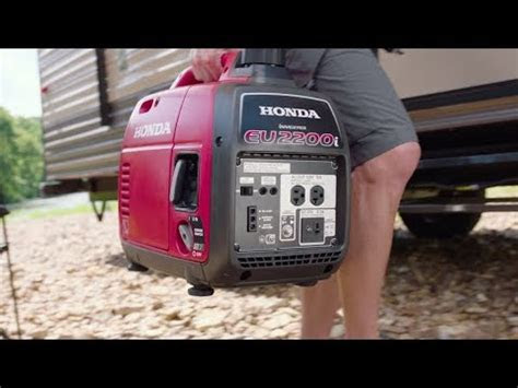 honda eui  perfect generator  camping youtube