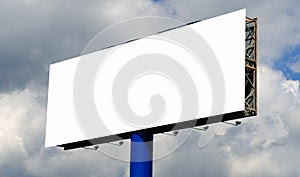 Blank billboard
