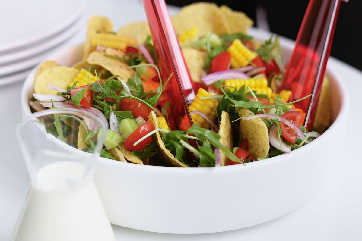 Taco salad with sour cream dressing - Recipes - delicious ...