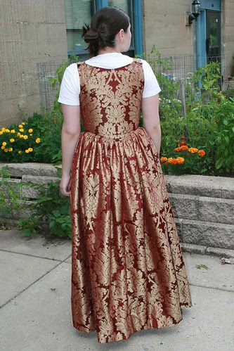 almost finished venetian dress