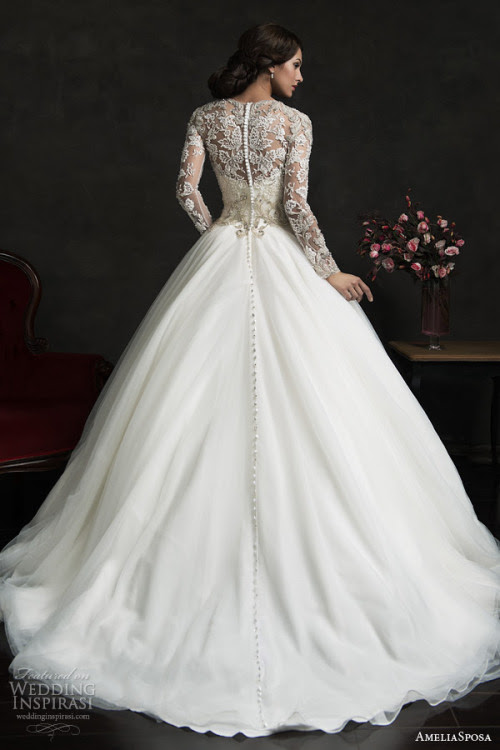 (via AmeliaSposa 2015 Wedding Dresses | Wedding Inspirasi)