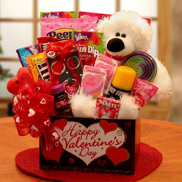 Kids Bear Hugs Valentine's Day Gift Basket at Gift Baskets ETC